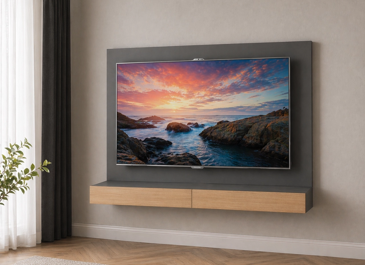 Современная подвесная тумба для ТВ