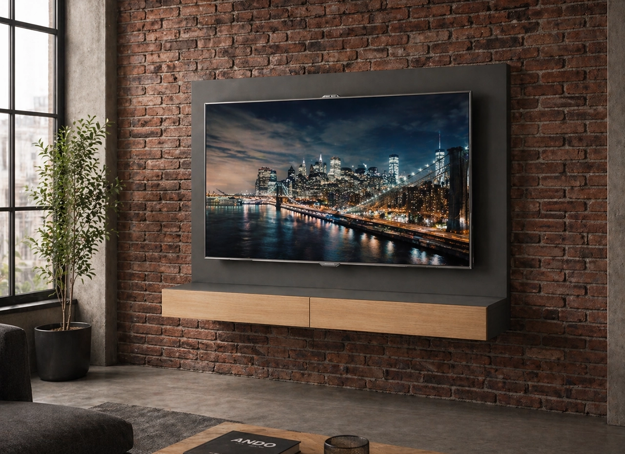 Современная подвесная тумба для ТВ